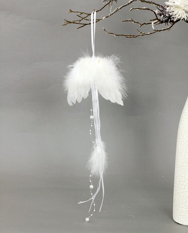Anjelské krídla biele 10 x 30 cm
