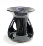 Čierna aromalampa 11 cm