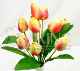 Kytica tulipány žlto červená 44 cm