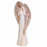 Biela soška anjela Agnes 40 cm
