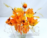 Jesenná kytička oranžová 32 cm