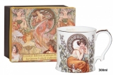 Porcelánový hrnček A. Mucha