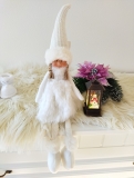 Vianočná dekorácia zimné dievčatko 53 cm