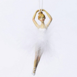 Závesná baletka biela 13 cm