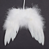 Anjelské krídla z pierok 16 cm