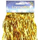 Zlatá lameta na stromček 50 cm