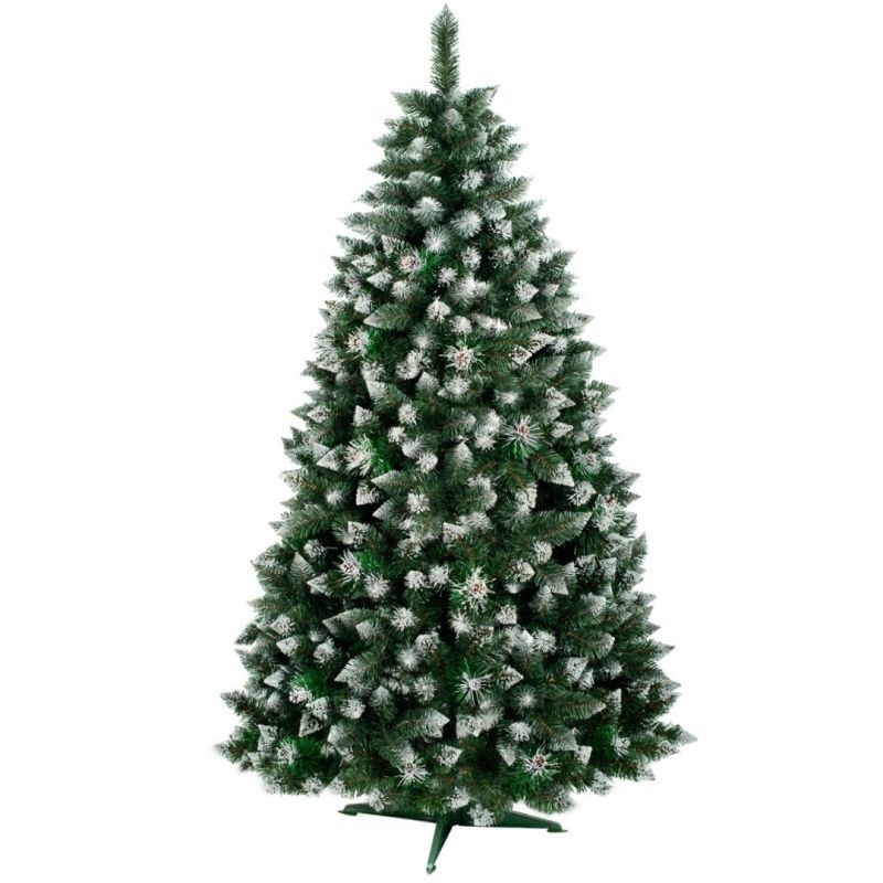 Vianočný stromček zeleno biely Verona 150 cm