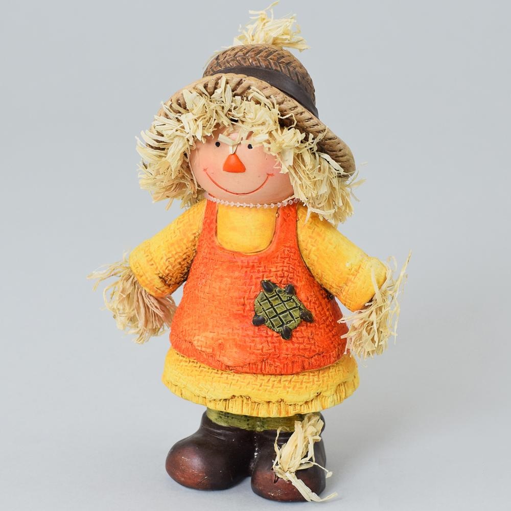 Keramická jesenná postavička dievča 23 cm
