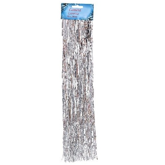Strieborná lameta na stromček 50 cm