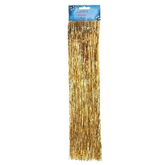 Zlatá lameta na stromček 50 cm