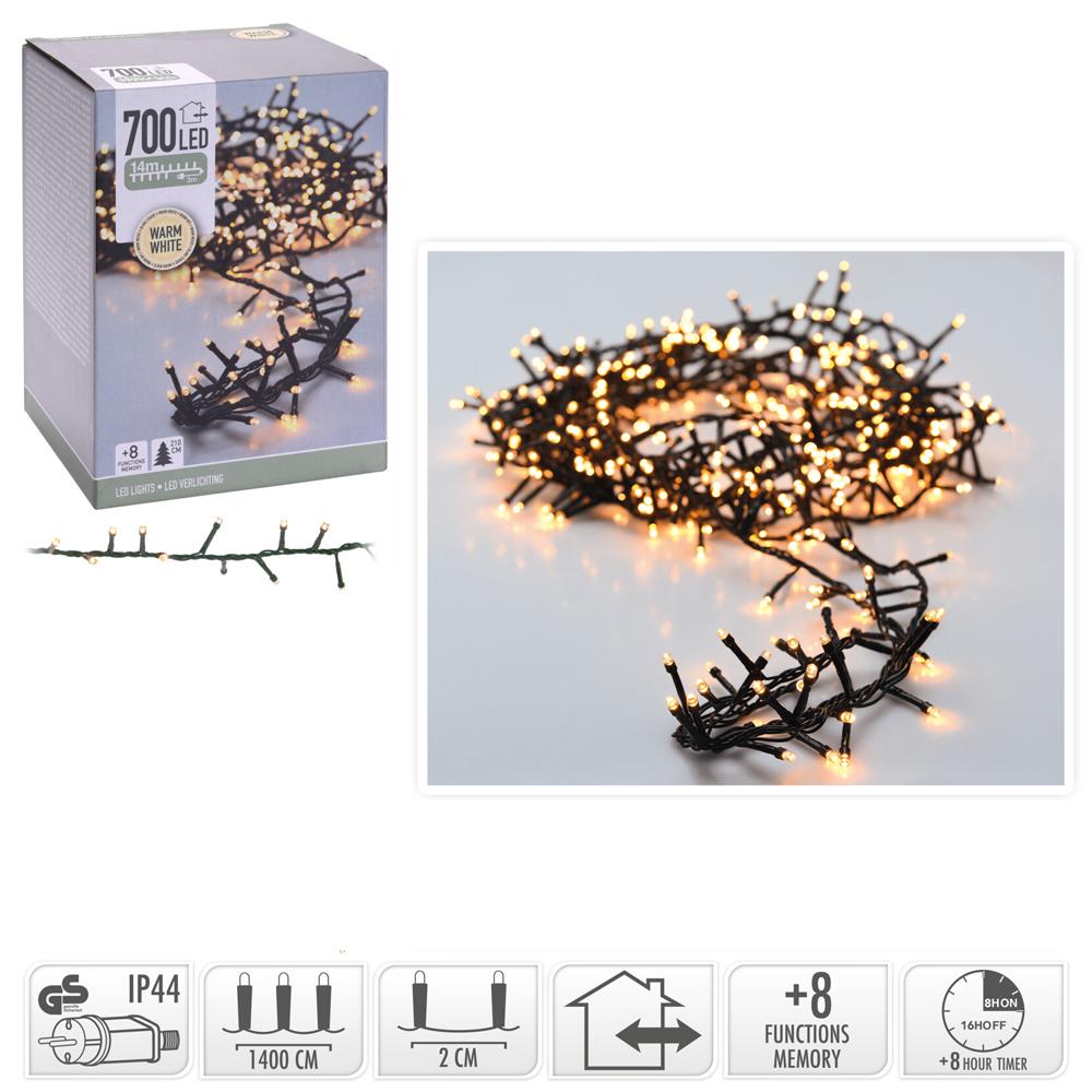 Vianočné svetielka 1000 LED teplá biela TIMER