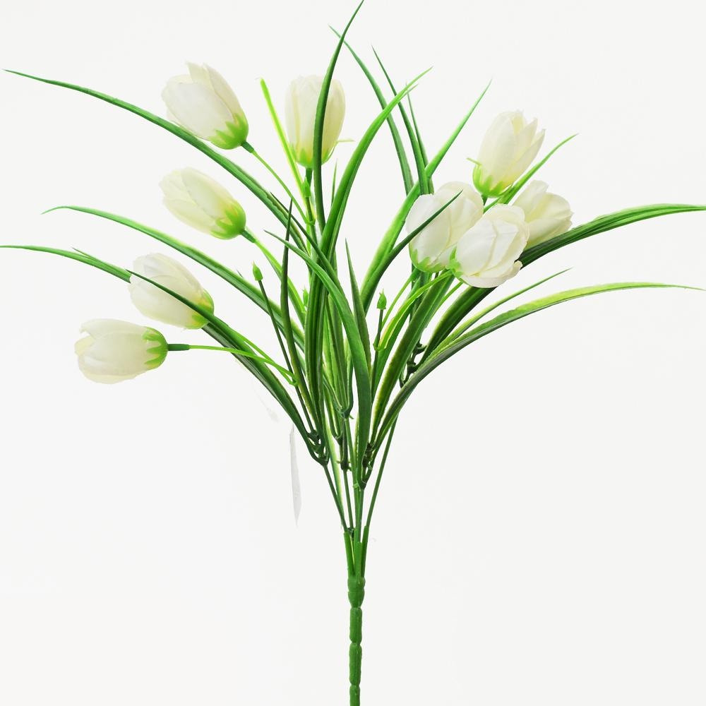 Kytica krókusy biela 34 cm