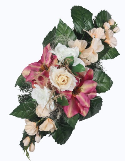 Smútočná ikebana na dvojhroby 88 cm