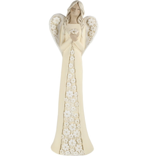 Keramický anjel Ida marhuľa 30 cm