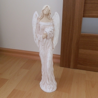 Marhuľová soška anjela Alina 38 cm
