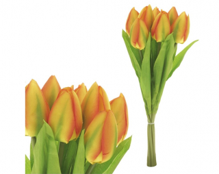 Kytica tulipány oranžová 35 cm
