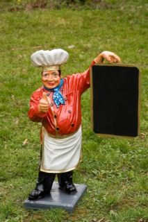 Živicová postavička kuchár veľký