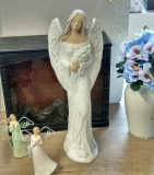 Soška anjela Alina biela 38 cm